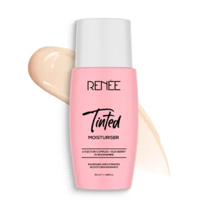 RENEE Tinted Moisturiser - Caramel Glint| Hydrates, Boosts Radiance, Repairs Barrier & Brightens Skin | With Niacinamide, Acai Berry & Ectoin | 50 ml