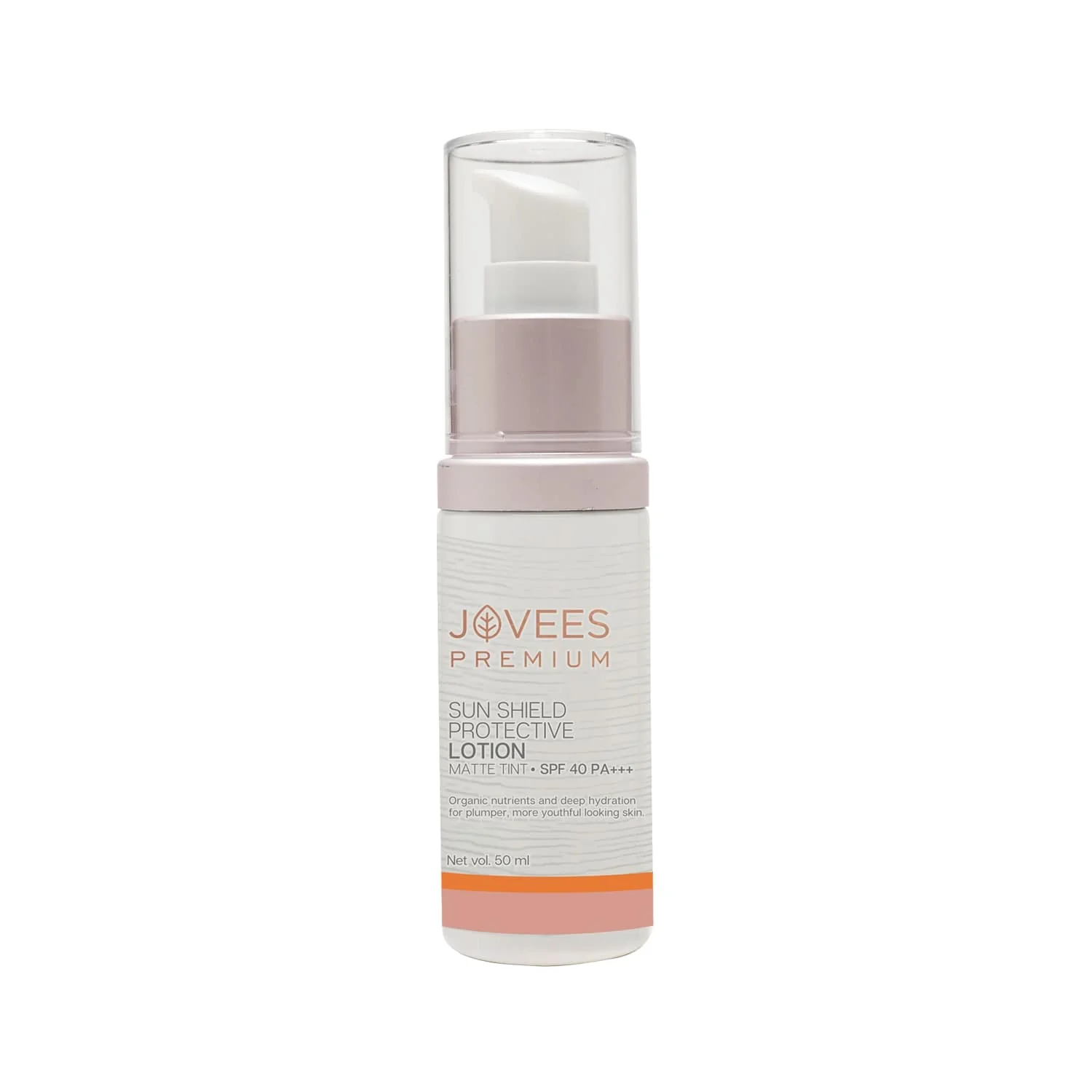 Jovees Sensitive Skin Premium Sun Shield Protective Lotion SPF 40 | Broad Spectrum PA+++ | Matte Tint | Infused with Organic Extracts | Lightweight and Oil Free 50ML