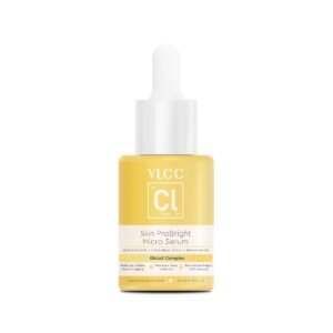 VLCC Clinic Skin ProBright Micro Serum - 30ml | Deep Penetrative Micro Serum for Brightness & Glow| Skin Brightening & Skin Revival | "GlutaX" Complex