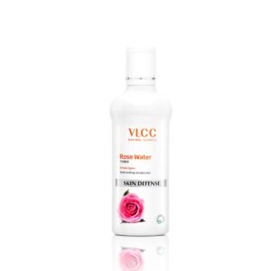 VLCC Rose Water Toner - 100ml - Tones & rejuvenates skin | Helps maintain skin's pH balance | Helps tighten the pores and gently tones the skin | With Rose, Aloe vera, Mint, Date fruit.
