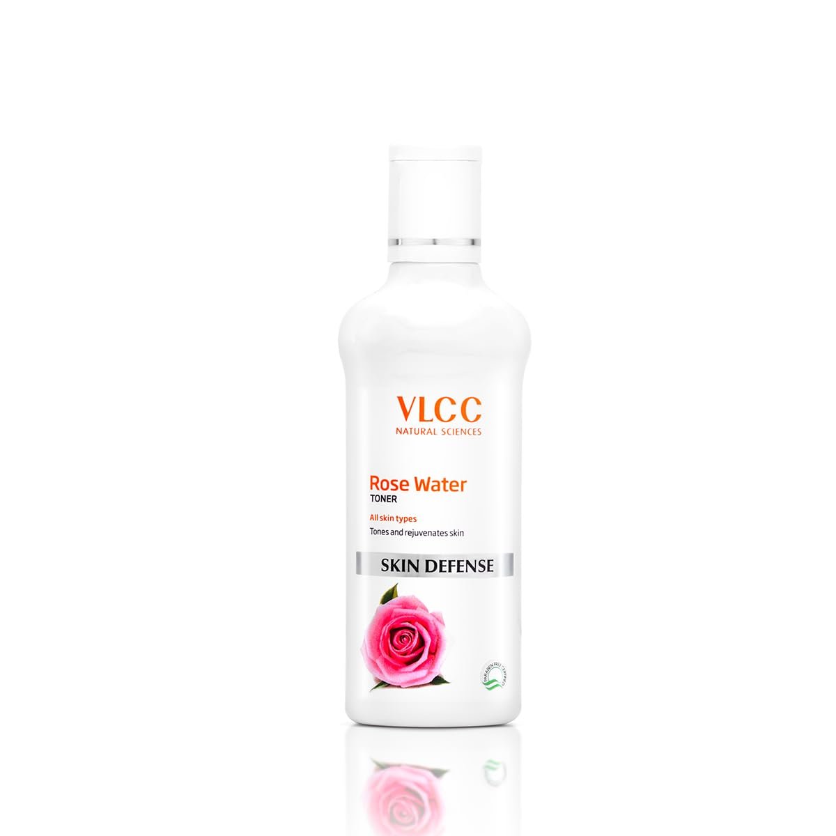 VLCC Rose Water Toner - 100ml - Tones & rejuvenates skin | Helps maintain skin's pH balance | Helps tighten the pores and gently tones the skin | With Rose, Aloe vera, Mint, Date fruit.