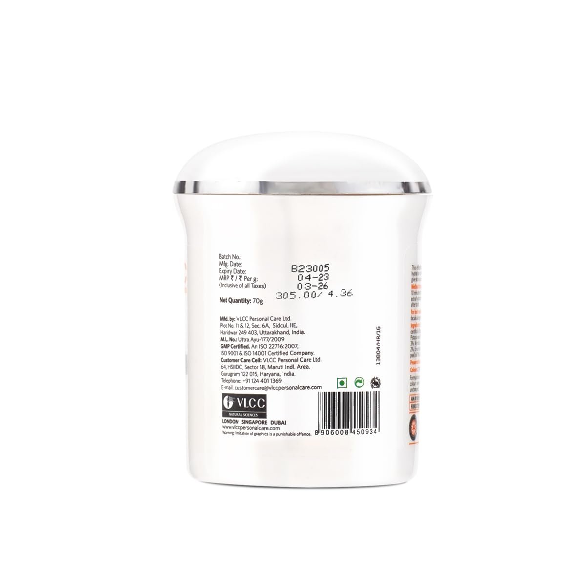 VLCC Skin Defense Mud Face Pack - 70g | Healing & Rejuvenating Mask | Helps Cleanse, Firm & Brighten Skin with Kaolin Clay, Almond & Mint Oil | Helps Soothe Irritation & Detox. - Image 4