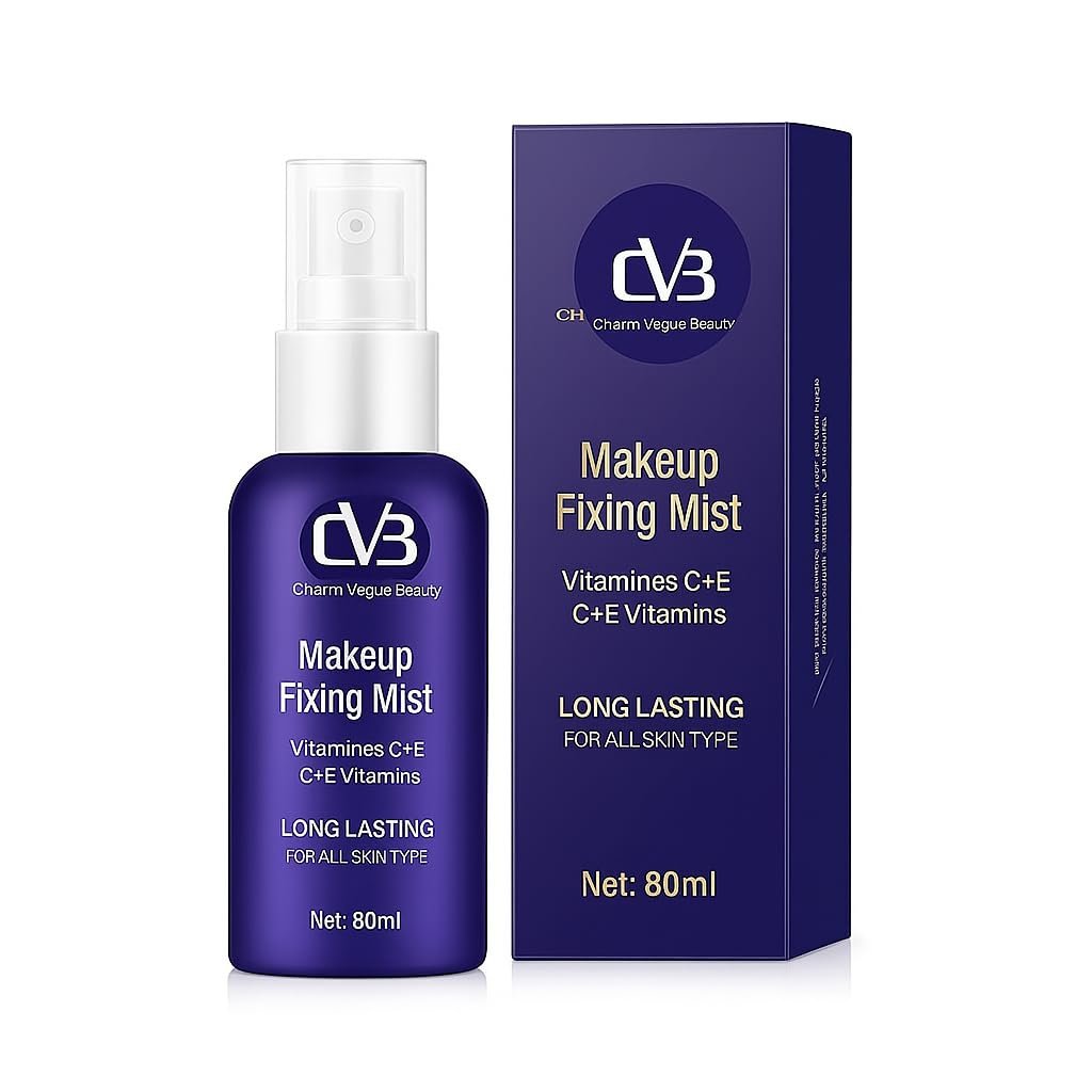CVB C83 Makeup Fixing Mist with Vitamins C & E | Long-Lasting Hydrating Setting Spray for All Skin Types | Makeup Lock & Refresh Mist – 80ml