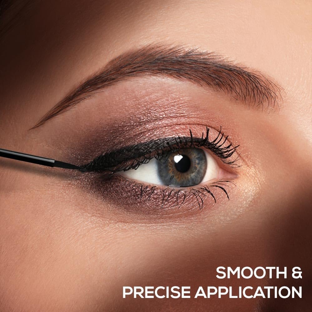 RENEE Midnight Matte Eyeliner, Darkest Black, Long Lasting, Smudge-Proof & Waterproof Formula, One-Swipe-Application with Intense Pigment, Enriched with Vitamin E, Camomile & Aloe Vera, 2.5ml - Image 4