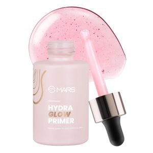 MARS Hydra Glow Primer for Face Makeup (30ml) | Nourishes Skin with Hyaluronic Acid, Argan oil, Aloevera Extract & Chamomile Water | Subtle Radiance | Dewy Base & Moisturization