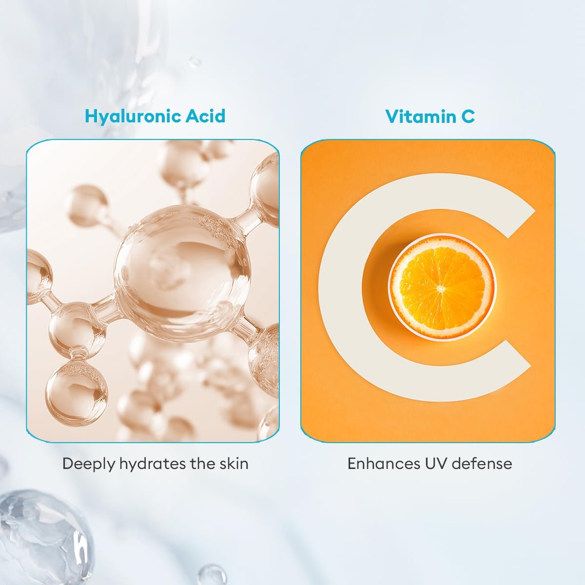 VLCC Aqua Light Sunscreen Gel SPF 50 PA+++ | Fast-Absorbing, Non-Greasy, No White Cast | Broad Spectrum UV Protection | Hyaluronic Acid & Vitamin C | Dry Touch, Lightweight, Hydrating Sunscreen - 100g - Image 5