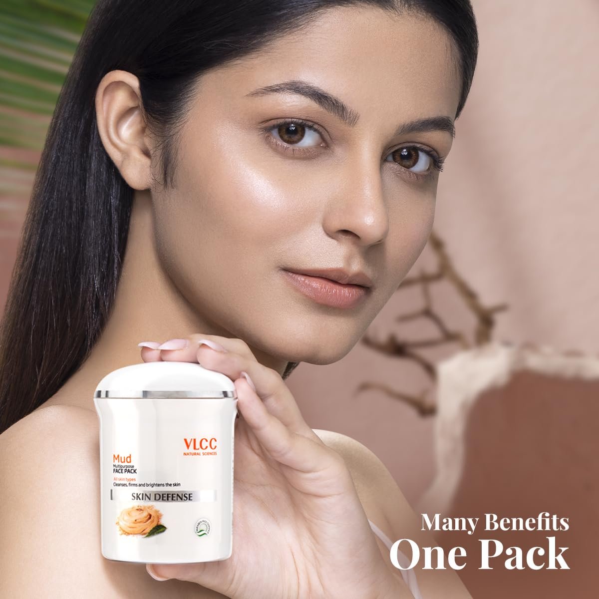 VLCC Skin Defense Mud Face Pack - 70g | Healing & Rejuvenating Mask | Helps Cleanse, Firm & Brighten Skin with Kaolin Clay, Almond & Mint Oil | Helps Soothe Irritation & Detox. - Image 6