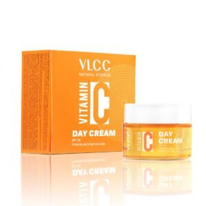 VLCC Vitamin C Day Cream SPF 30-50g - Protects, Boost Collagen, and Brightens Skin | With 15% Vitamin C, Vitamin E, Green Tea, and Mulberry Extracts.