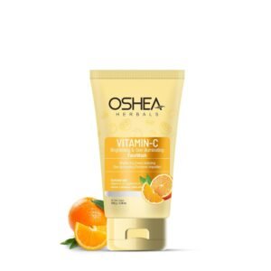 Oshea Herbals Vitamin C Brightening Facewash for Women & Men | Deep Cleansing with Radiant Glow | Reduces Dark Spots & Blemishes | Enriched with Grape Fruit Extracts | All Skin Types - 150g
