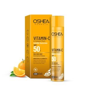 Oshea Herbals Vitamin C & Kakadu Plum Invisible Sunscreen SPF 50 PA+++ for Women & Men | Lightweight & Hydrating with No White Cast | Prevents Tanning & Brightens Skin | Enriched wth Shea Butter 50ml