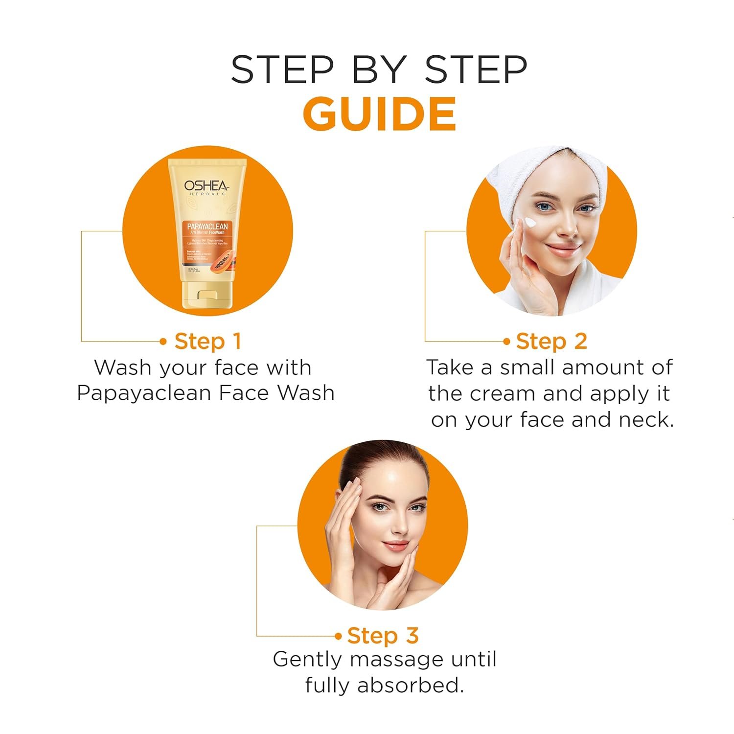 Oshea Herbals Papaya Clean 11 in One Gel Cream with SPF-25 | PA+++ 50gm - Image 7