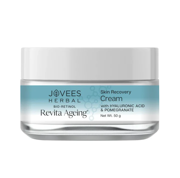 Jovees Herbal Bio-Retinol Revita Ageing Face Cream | Made with Eco-Certified Bio-Retinol | Reduce Sign of Ageing, Hyperpigmentation & Improves Uneven Skin Tone 50g