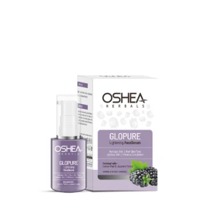 Oshea Glopure Brightening Face Serum for Men & Women | Reduces Darkspots & Pigmentations | Boosts Hydration & Natural Glow | Enriched with Lemon Peel & Liquorice Extracts | All Skin Types 30ml