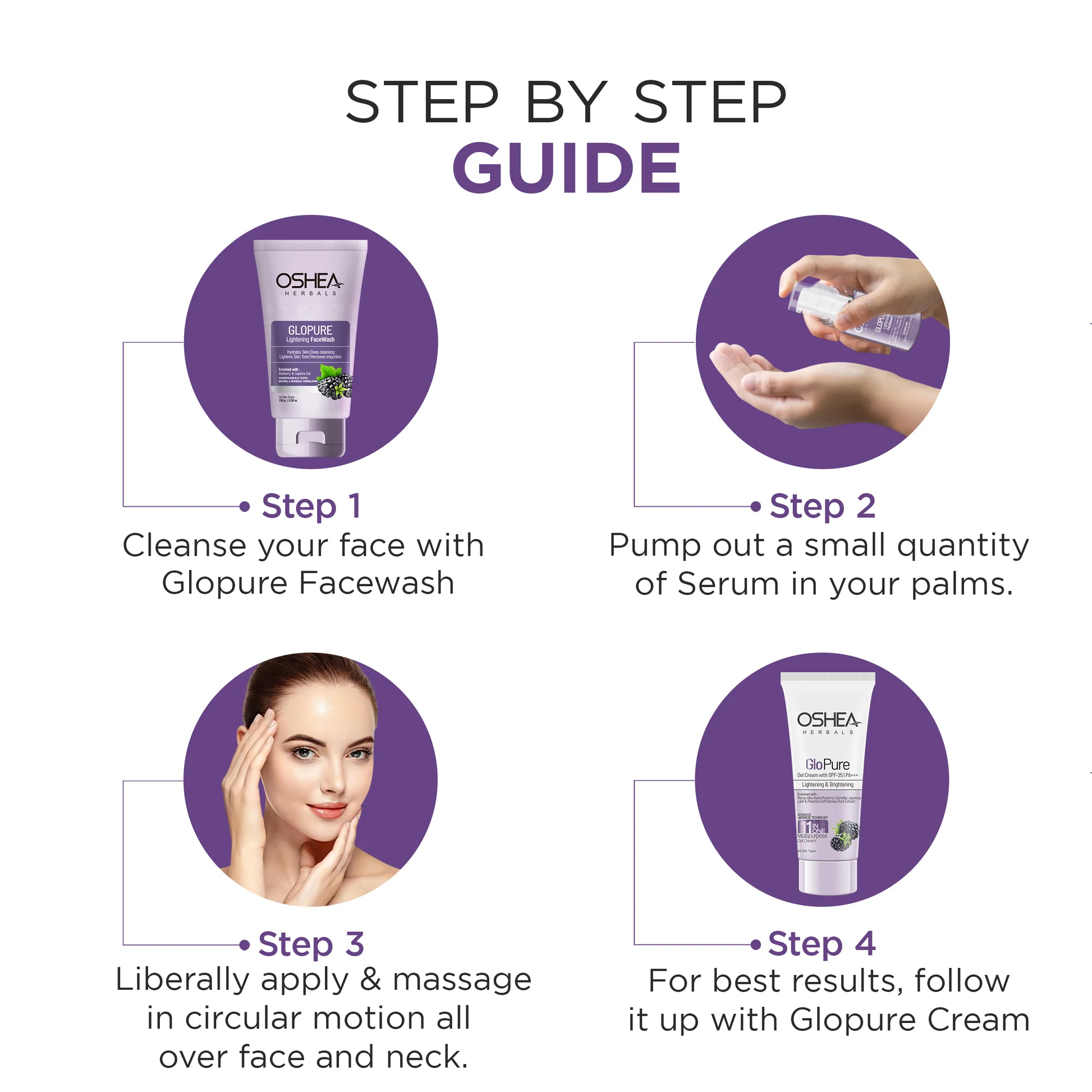 Oshea Glopure Brightening Face Serum for Men & Women | Reduces Darkspots & Pigmentations | Boosts Hydration & Natural Glow | Enriched with Lemon Peel & Liquorice Extracts | All Skin Types 30ml - Image 2