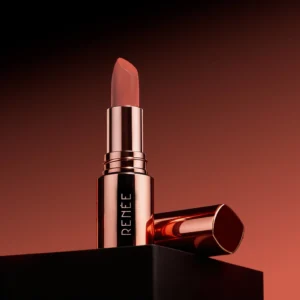 RENEE Everstay Matte Lipstick - Nude Luxe, Long Stay, Hydrating & Non-Drying, Smudge & Transfer Proof, Lightweight, Intense Pigment, Full Coverage, Vitamin E Infused, for All Occasions, 4.2g