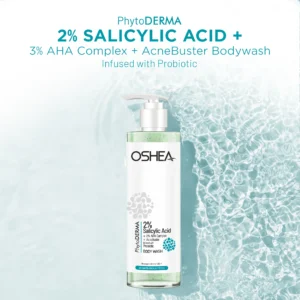 Bodywash - 2% Salicylic Acid + 3% AHA Complex + AcneBuster Infused with Probiotic