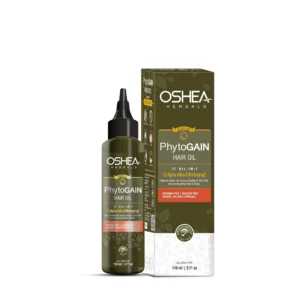 Oshea Herbals Phytogain Natural Hair Growth Oil Enriched with Bhrinjaraj | Promotes Strong Hair Growth | Paraben & Silicone Free - 110ml