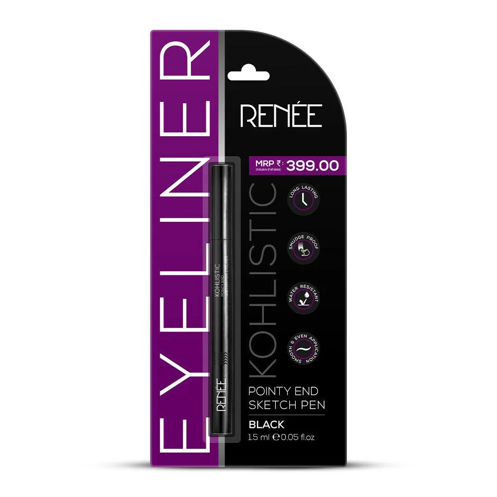 RENEE Pointy End Sketch Pen Eyeliner, 1.5 ml