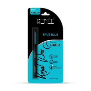 RENEE True Blue Kajal Pen with Sharpener, 0.35g