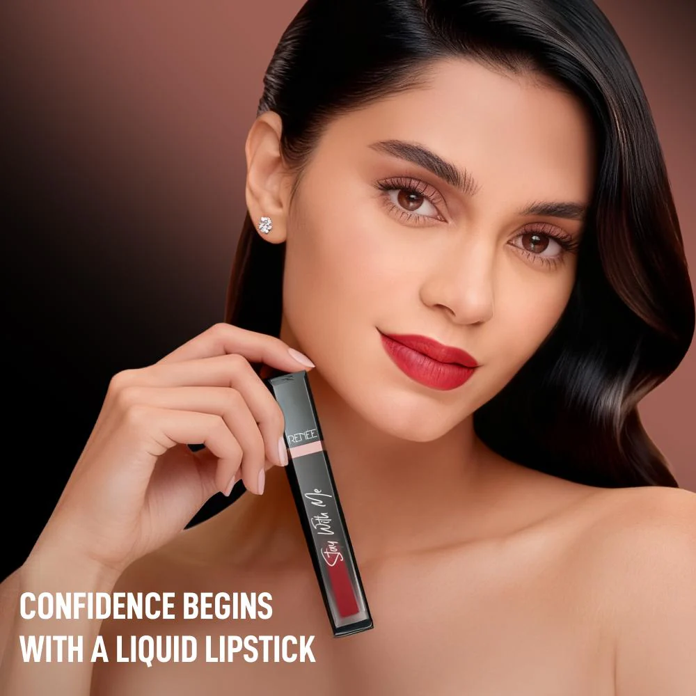 RENEE Stay With Me Matte Liquid Lipstick, 6 ml - Image 6