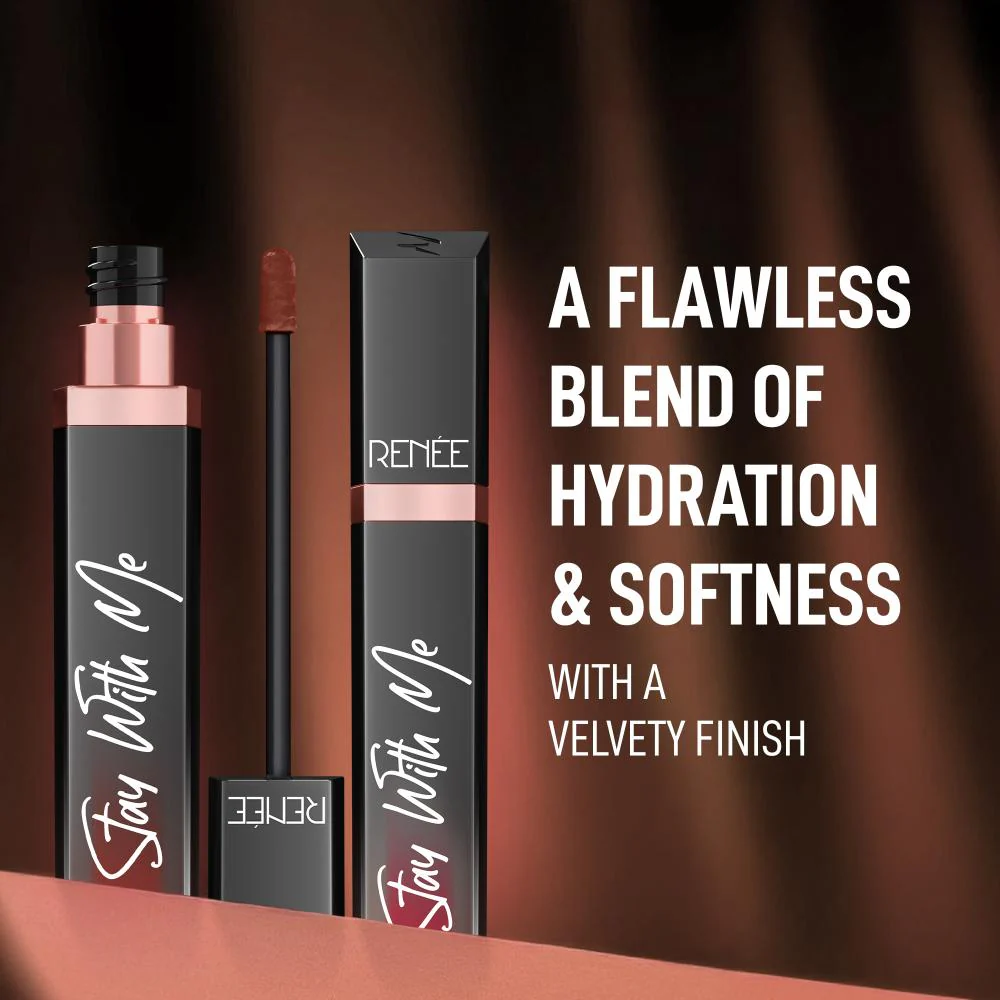 RENEE Stay With Me Matte Liquid Lipstick, 6 ml - Image 4