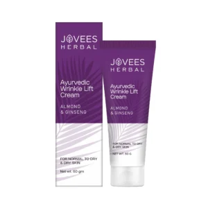 Jovees Herbal Almond & Ginseng Wrinkle Lift Face Cream | Anti-Wrinkle & Anti-Ageing Face Cream | All Skin Types | Paraben & Alcohol Free | 60gm