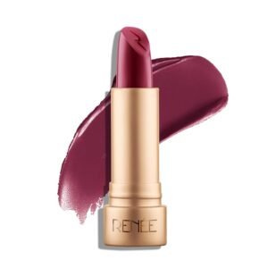 RENEE H2O Hydrating Creme Lipstick - Pink Shower, Super Glossy, Lightweight, Non-drying & Hydrating, Easy Glides Formula with Intense Pigment, Shea Butter, Hyaluronic Acid, Jojoba Oil Infused