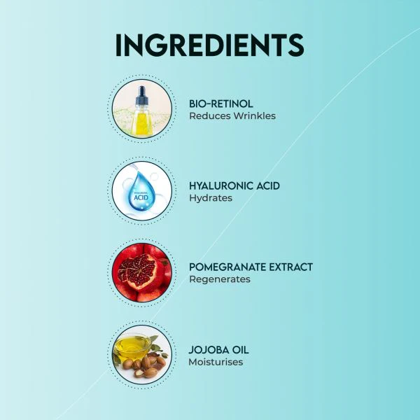 Jovees Herbal Bio-Retinol Revita Ageing Face Cream | Made with Eco-Certified Bio-Retinol | Reduce Sign of Ageing, Hyperpigmentation & Improves Uneven Skin Tone 50g - Image 3