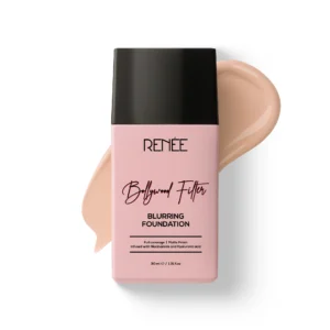 RENEE Bollywood Filter Blurring Liquid Foundation- Oat Haze |Blurs Pores & Blemishes, Full Coverage, Matte Finish | Hydrates & Evens Skin Tone | With Niacinamide & Hyaluronic acid | 30ml