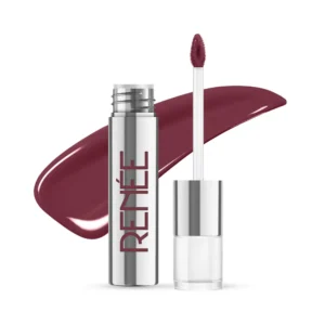 RENEE Gloss Stay Transfer-Proof Liquid Lip Color - Francesca 3.5ml, Rich Intense Payoff High Pigment Super Glossy Finish, Waterproof, Smudge-proof, Lasts Up To 12 Hours, Enriched with Vitamin E & C