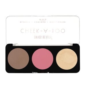 Swiss Beauty Cheek-A-Boo 3 In One Blusher | Contour | Highlighter Shade -03 (8 g)