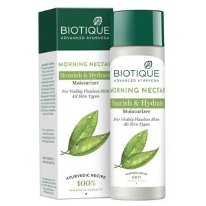 Biotique Morning Nectar Flawless Skin Moisturizer Lotion L Prevents Dark Spots, Blackheads And Blemishes L Visibly Flawless Skin L Nourishes And Hydrates Skin L All Skin Types