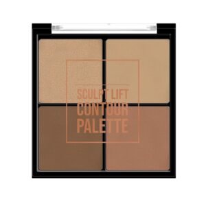 4 in 1 Long Lasting Sculpt Lift Contour Pallate Highlighting Blend with Suitable for Various Skin Tone for Personal and Professional Face Makeup Use