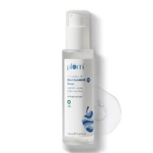 Plum 3% Niacinamide & Rice Water Face Toner | Alcohol-Free Toner for Oily Acne Prone Dry Combination Skin | Pore Tightening & Glowing Skin |Fades Blemishes, Brightens & Smoothens | Women & Men