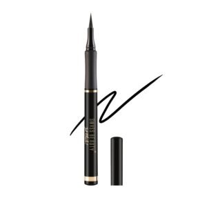 SWISS BEAUTY Waterproof And Long Wearing Bold Felt Tip Pen Glossy Eyeliner | Smudge Proof Eye Makeup | Quick Drying | Black, 1.2Ml
