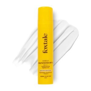 Foxtale SPF 70 Niacinamide Dewy Sunscreen with PA++++ For Dewy Sun Protection|Prevents Tan|Lightenweight, Non Greasy, No White Cast|Anti-Tan Formula|For Men & Women