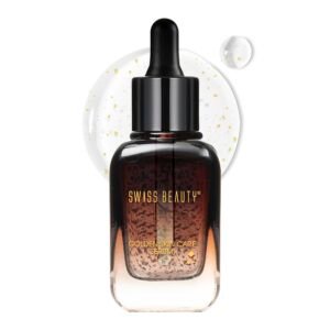 Swiss Beauty 24K Gold Face Serum For Glowing Skin, Light Weight, Non Greasy Serum With Anti Ageing Formula, 40ml