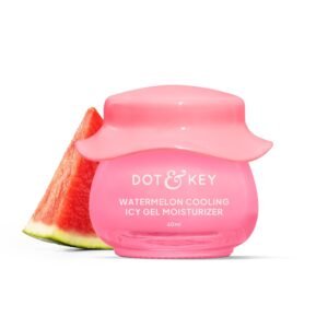 Dot & Key Watermelon Cooling Icy Gel Moisturizer | Instantly Cools Skin, Hyaluronic & Niacinamide | Controls Excess Oil, Boosts Radianc | Refreshes & Soothes Skin, Non-sticky & Non-greasy