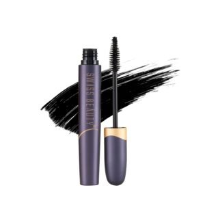 Swiss Beauty Super Lash Mascara | Instant Lift & Curl | Water-Resistant | Intense Colour Payoff | Long-Lasting | Black, 7.5Ml