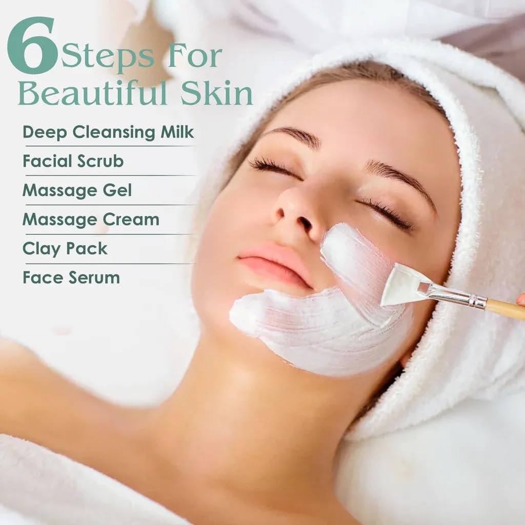 SHILLS PROFESSIONAL Facial Kit 90gm – Complete Skincare Solution for Cleansing, Exfoliating, Brightening & Hydrating – Spa Glow at Home - Image 3