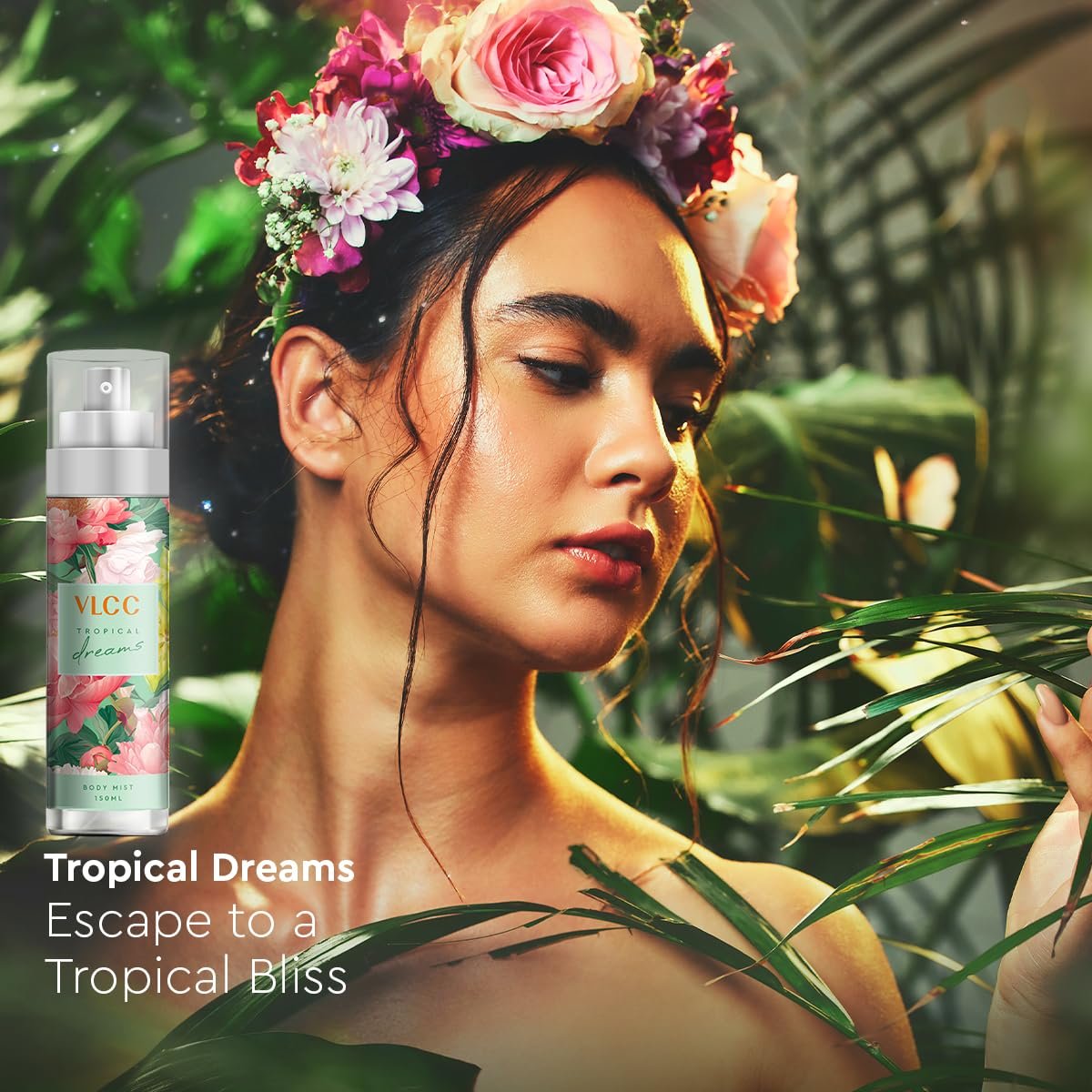 VLCC Body Mist - Tropical Dreams | Floral, Musky Fragrance | Long Lasting Body Mist | Paraben Free | Everyday Perfume | Day & Night Body Mist | Body Mist For Women (150 ml) - Image 4