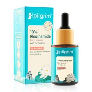Pilgrim 10% Niacinamide Serum 30ml For Acne Marks|With 1% Zinc PCA, Salicylic & Hyaluronic Acid|Niacinamide Serum For Oily Skin, Acne-Prone, Combination, Normal Skin|Oil Control, Anti-Acne|Women & Men