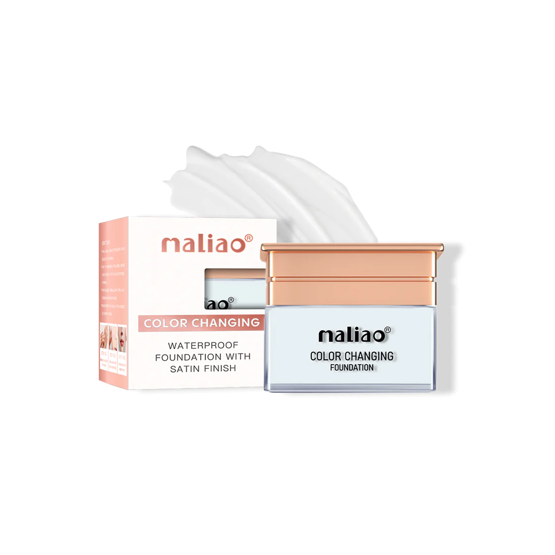Maliao Color Changing Foundation With Satin Finish Waterproof - Image 2