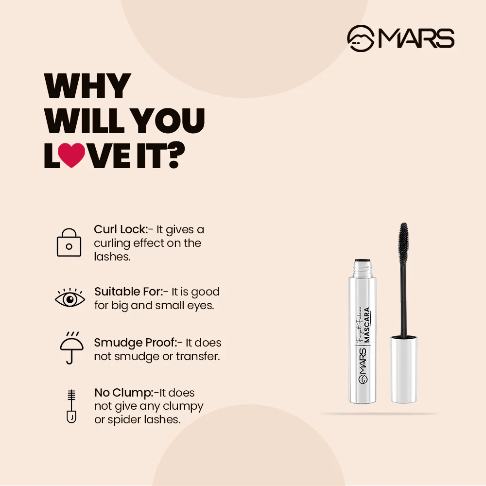 Mars Length and Volume Mascara | Forget Falsies Mascara - Image 2