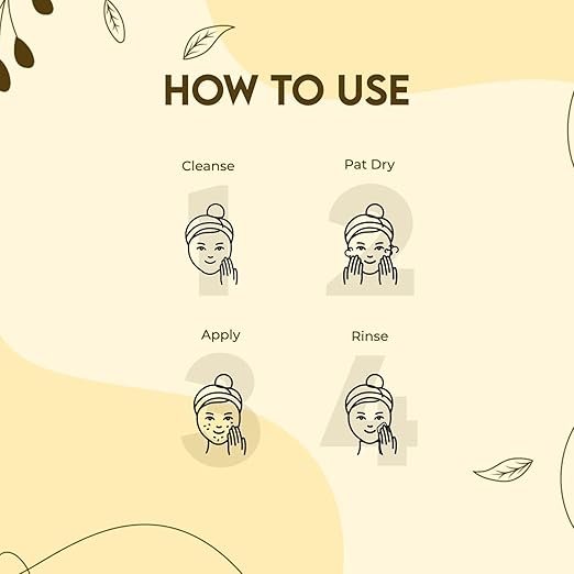 Jovees Herbal Insta Fair Glow Face Pack for Brightens, Cleans Pores, Removes Blackheads and Dark Spots | Clay Face Mask for Glowing, Hydrates & Plumps Skin | For All Skin Types - 120gm - Image 2