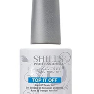 SHILLS PROFESSIONAL Uv Led Soak Off Top Shiny Gel Polish Clear 15 Ml