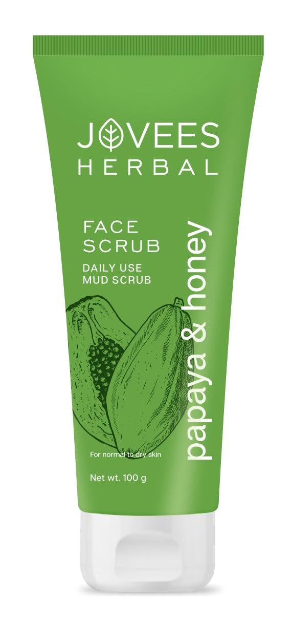Jovees Facial Scrub - Papaya & Honey - 100gms