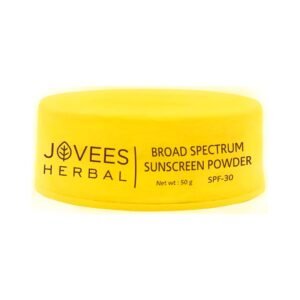 Jovees Herbal Broad Spectrum Sunscreen Powder With SPF 30 | Prevents Sunburns, Skin Damage & Uneven Skin Tone | Natural Mineral Based Ingredients 50gm