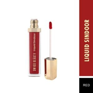 Swiss Beauty Bridal Glam Liquid Sindoor Waterproof, Shade- Red, 8ml