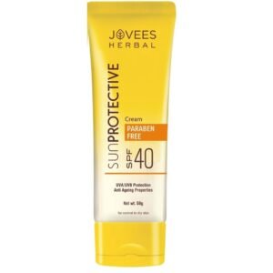 Jovees Herbal Sun Protective Sunscreen SPF 40 | Lightweight, Quick Absorbing and Oil Free - UVA/UVB Protection | Normal to Dry Skin Type | Sunscreen For Men/Women 50g